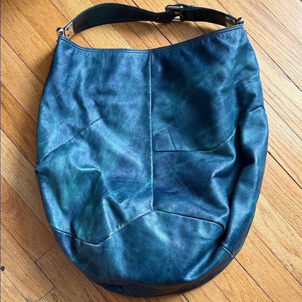 Marc By Marc Jacobs Teal Leather Hobo Bag - Picture 4 of 8